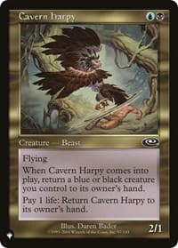 Cavern Harpy - The List Reprints - Magic: The Gathering card