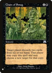 Chain of Smog - The List Reprints - Magic: The Gathering card