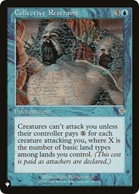 Collective Restraint - The List Reprints - Magic: The Gathering card