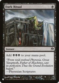 Dark Ritual (DDE) - The List Reprints - Magic: The Gathering card