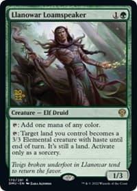 Llanowar Loamspeaker - Prerelease Cards - Magic: The Gathering card
