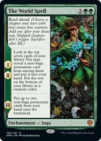The World Spell - Prerelease Cards - Magic: The Gathering card