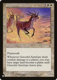 Graceful Antelope - The List Reprints - Magic: The Gathering card