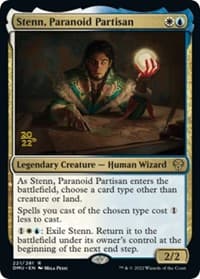 Stenn, Paranoid Partisan - Prerelease Cards - Magic: The Gathering card