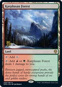Karplusan Forest - Prerelease Cards - Magic: The Gathering card