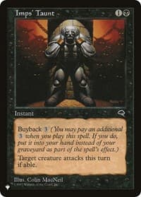 Imps' Taunt - The List Reprints - Magic: The Gathering card