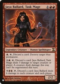 Jaya Ballard, Task Mage - The List Reprints - Magic: The Gathering card