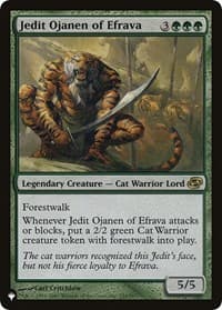 Jedit Ojanen of Efrava - The List Reprints - Magic: The Gathering card
