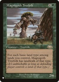 Magnigoth Treefolk - The List Reprints - Magic: The Gathering card