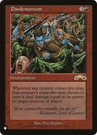Pandemonium (EXO) - The List Reprints - Magic: The Gathering card