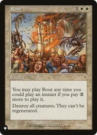 Rout (INV) - The List Reprints - Magic: The Gathering card