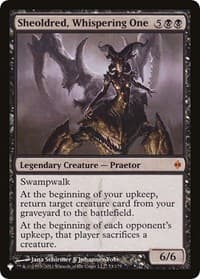 Sheoldred, Whispering One - The List Reprints - Magic: The Gathering card