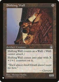 Shifting Wall - The List Reprints - Magic: The Gathering card