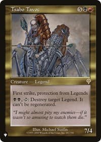 Tsabo Tavoc - The List Reprints - Magic: The Gathering card
