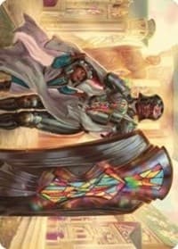 Guardian of New Benalia Art Card - Art Series: Dominaria United - Magic: The Gathering card