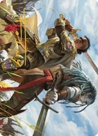 Join Forces Art Card (Gold-Stamped Signature) - Art Series: Dominaria United - Magic: The Gathering card