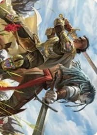 Join Forces Art Card - Art Series: Dominaria United - Magic: The Gathering card