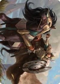 Knight of Dawn's Light Art Card - Art Series: Dominaria United - Magic: The Gathering card