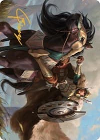 Knight of Dawn's Light Art Card (Gold-Stamped Signature) - Art Series: Dominaria United - Magic: The Gathering card