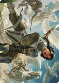 Resolute Reinforcements Art Card - Art Series: Dominaria United - Magic: The Gathering card