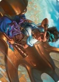 Talas Lookout Art Card - Art Series: Dominaria United - Magic: The Gathering card
