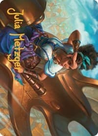 Talas Lookout Art Card (Gold-Stamped Signature) - Art Series: Dominaria United - Magic: The Gathering card