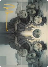 Vesuvan Duplimancy Art Card (Gold-Stamped Signature) - Art Series: Dominaria United - Magic: The Gathering card