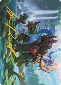 Vodalian Mindsinger Art Card (Gold-Stamped Signature) - Art Series: Dominaria United - Magic: The Gathering card