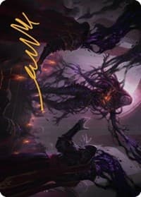 Braids, Arisen Nightmare Art Card (23/81) (Gold-Stamped Signature) - Art Series: Dominaria United - Magic: The Gathering card