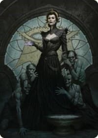 Liliana of the Veil Art Card - Art Series: Dominaria United - Magic: The Gathering card