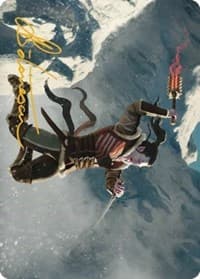 Balduvian Berserker Art Card (Gold-Stamped Signature) - Art Series: Dominaria United - Magic: The Gathering card