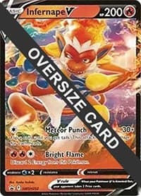 Infernape V - SWSH252 - Jumbo Cards - Pokemon card