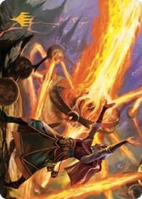 Ghitu Amplifier Art Card (Gold-Stamped Signature) - Art Series: Dominaria United - Magic: The Gathering card