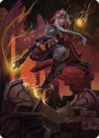 Jaya, Fiery Negotiator Art Card (35/81) - Art Series: Dominaria United - Magic: The Gathering card