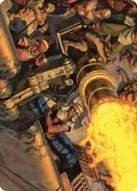 Mana Cannons Art Card - Art Series: Dominaria United - Magic: The Gathering card