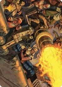 Mana Cannons Art Card (Gold-Stamped Signature) - Art Series: Dominaria United - Magic: The Gathering card