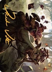 Sprouting Goblin Art Card (Gold-Stamped Signature) - Art Series: Dominaria United - Magic: The Gathering card