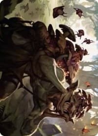 Sprouting Goblin Art Card - Art Series: Dominaria United - Magic: The Gathering card