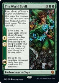 The World Spell - Promo Pack: Dominaria United - Magic: The Gathering card