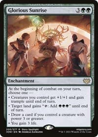 Glorious Sunrise - Promo Pack: Dominaria United - Magic: The Gathering card
