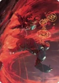 Twinferno Art Card - Art Series: Dominaria United - Magic: The Gathering card