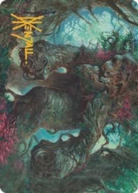 Magnigoth Sentry Art Card (Gold-Stamped Signature) - Art Series: Dominaria United - Magic: The Gathering card