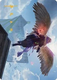 Balmor, Battlemage Captain Art Card (44/81) (Gold-Stamped Signature) - Art Series: Dominaria United - Magic: The Gathering card