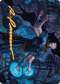 Ertai Resurrected Art Card (Gold-Stamped Signature) - Art Series: Dominaria United - Magic: The Gathering card