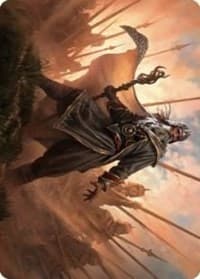 Hazezon, Shaper of Sand Art Card - Art Series: Dominaria United - Magic: The Gathering card