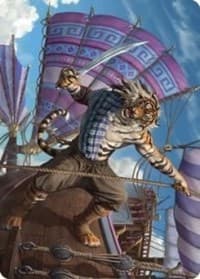 Jedit Ojanen, Mercenary Art Card - Art Series: Dominaria United - Magic: The Gathering card