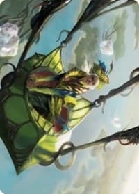Nael, Avizoa Aeronaut Art Card - Art Series: Dominaria United - Magic: The Gathering card