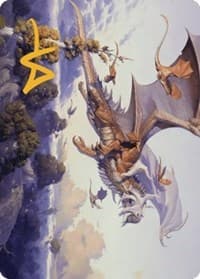 Rith, Liberated Primeval Art Card (Gold-Stamped Signature) - Art Series: Dominaria United - Magic: The Gathering card