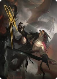 Rivaz of the Claw Art Card (Gold-Stamped Signature) - Art Series: Dominaria United - Magic: The Gathering card