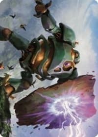 Walking Bulwark Art Card - Art Series: Dominaria United - Magic: The Gathering card